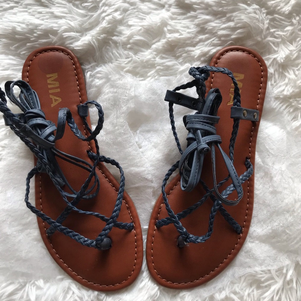 MIA Ankle Tie Sandal